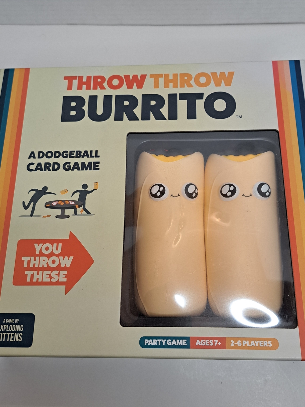 Throw Throw Burrito Dodgeball Card Game Complete Box Set by Exploding Kittens